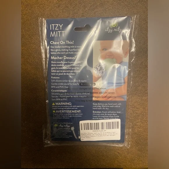 Itzy Ritzy Cactus Teether Mitt - Picture 3 of 3